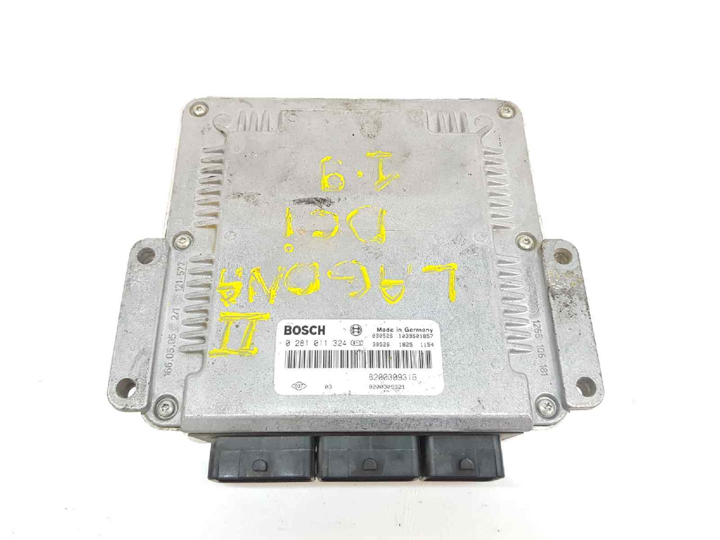 RENAULT Laguna 2 generation (2001-2007) Блок керування двигуном ECU 8200309316 19681032