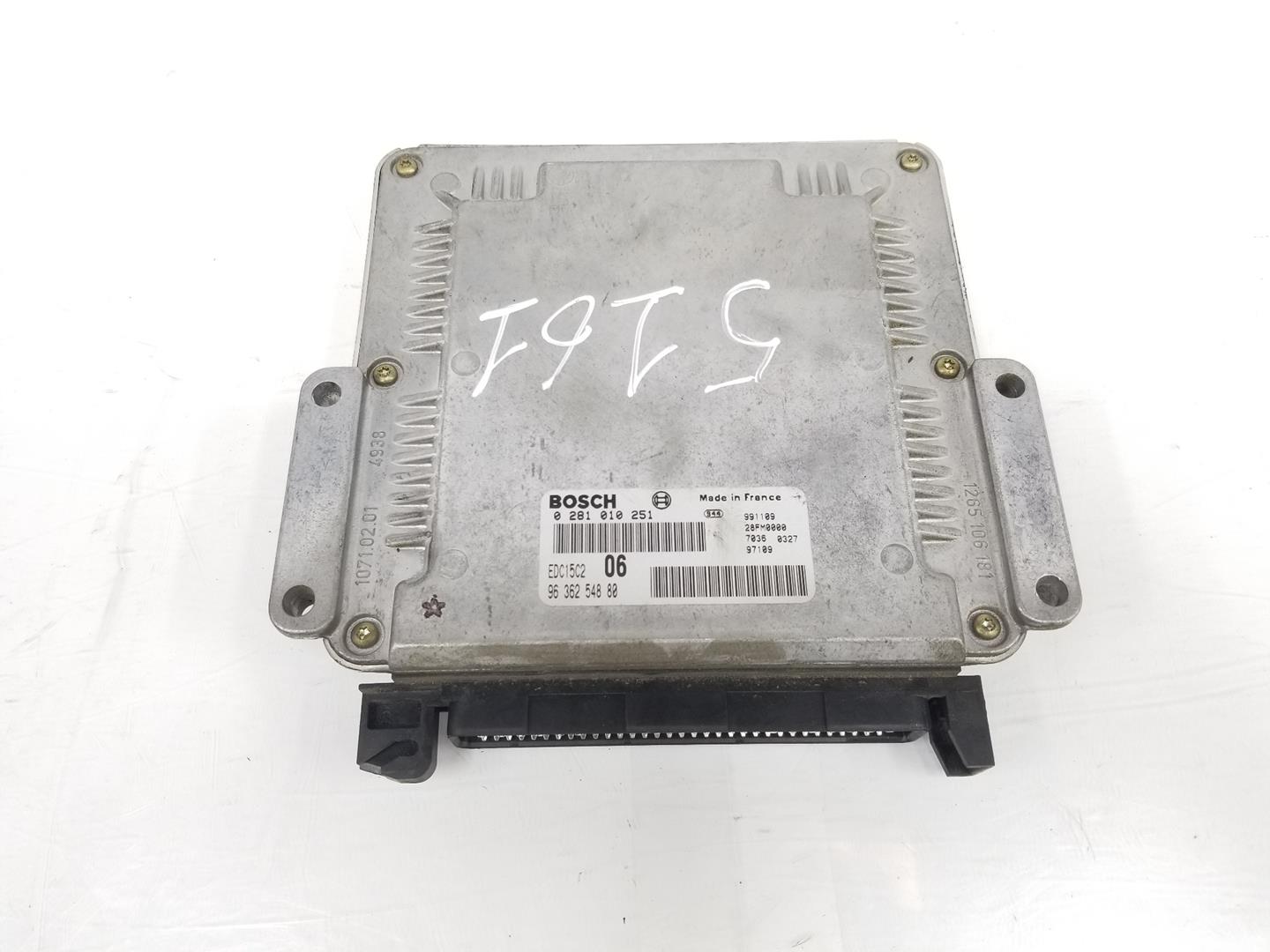 CITROËN Xantia X1 (1993-1998) Motorkontrollenhet ECU 9636254880, 0281010251 19843120