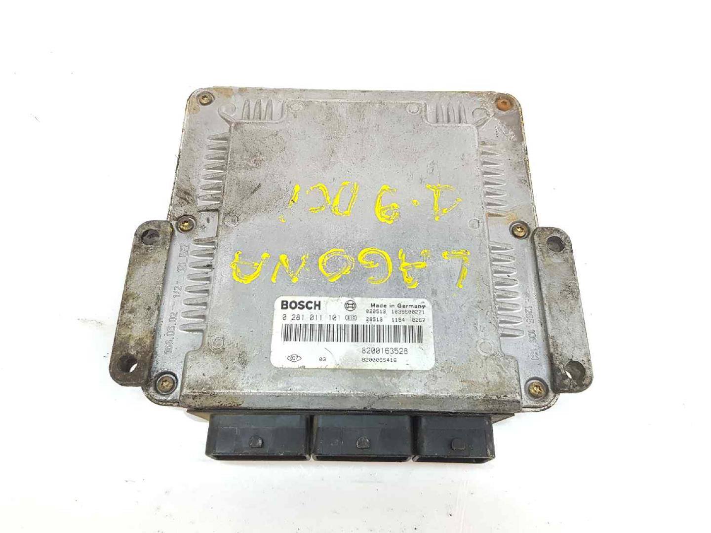 RENAULT Laguna 2 generation (2001-2007) Блок керування двигуном ECU 8200163528,2222DL 19681021