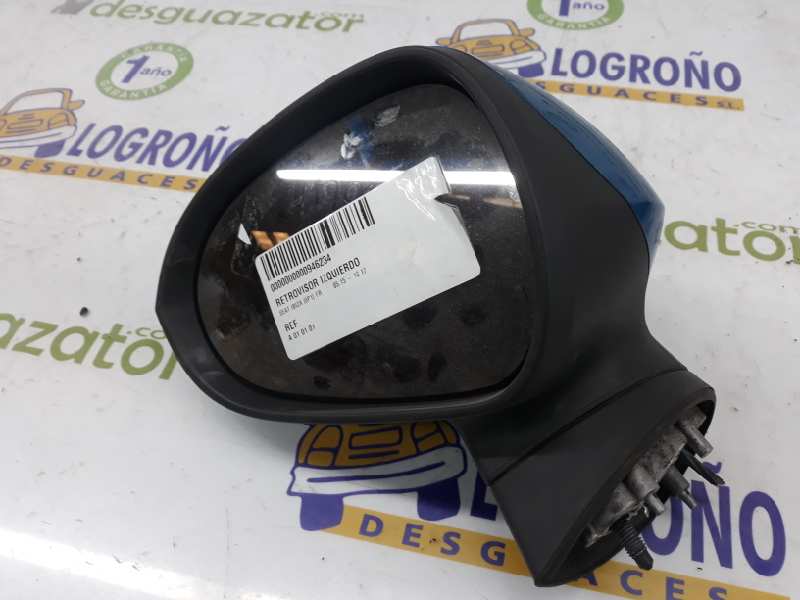 SEAT Ibiza 4 generation (2008-2017) Ліве бічне дзеркало 6J1857507H,AZUL2222DL 19626193