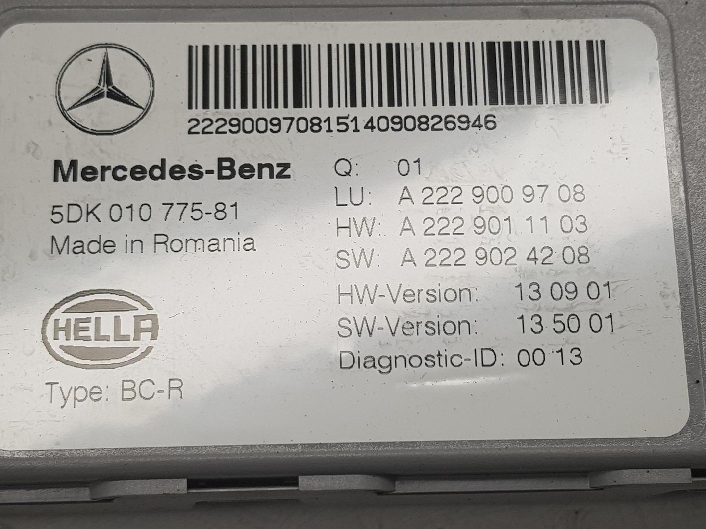 MERCEDES-BENZ C-Class W205/S205/C205 (2014-2023) Other Control Units A2229009708, A2229011103 19910660
