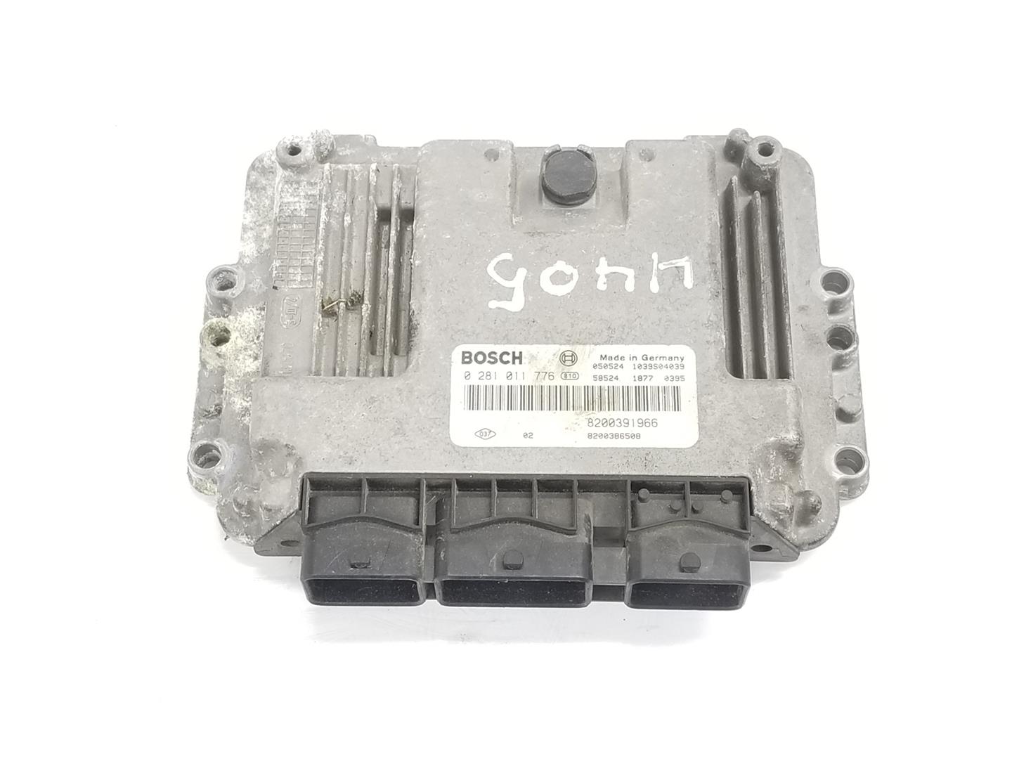 RENAULT Scenic 2 generation (2003-2010) Engine Control Unit ECU 8200391966,0281011776 19785437