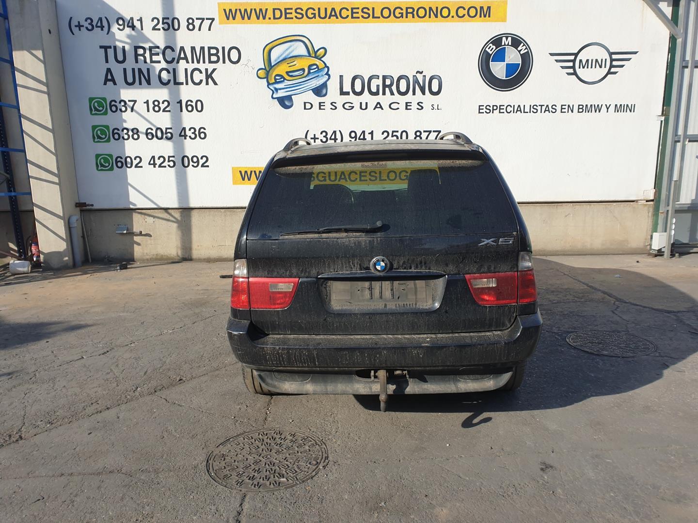 BMW X5 E53 (1999-2006) Rear Left Door 41528256827, 8256827, COLORNEGRO668 19932517