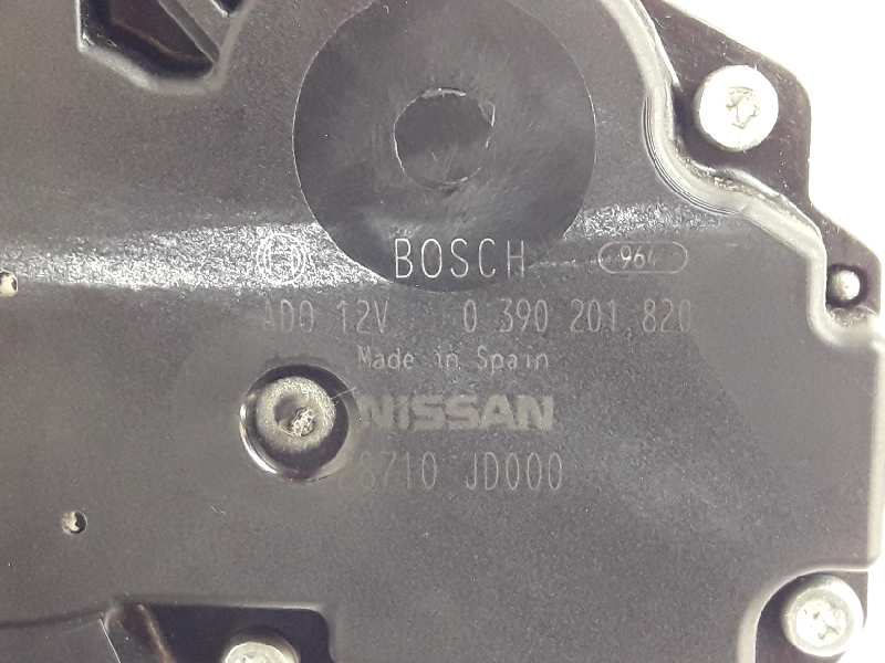 NISSAN Qashqai 1 generation (2007-2014) Galinio dangčio (bagažinės) valytuvo varikliukas 28710JD000, 28710-JD000, 0390201820 19647669