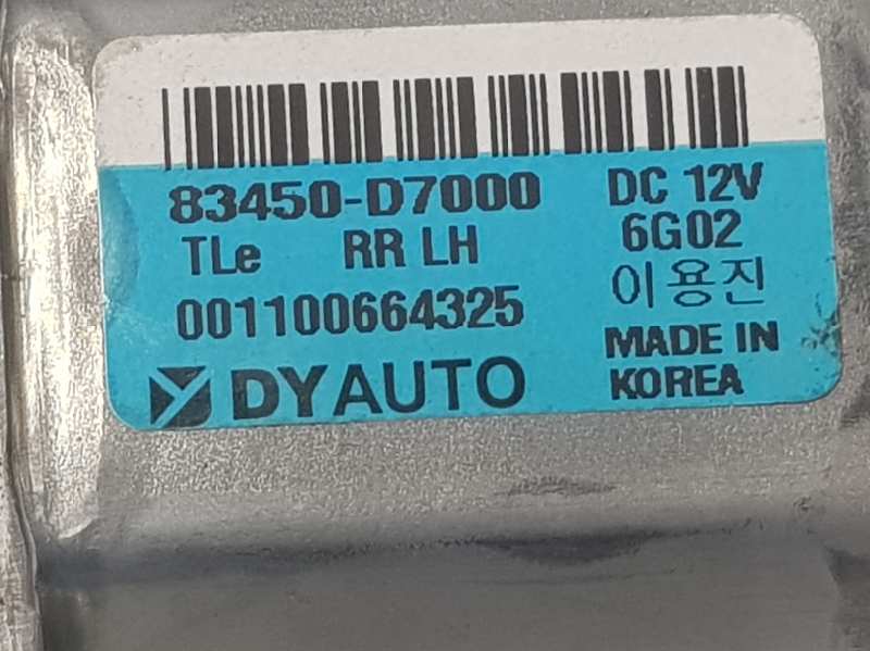 HYUNDAI Tucson 3 generation (2015-2021) Rear Left Door Window Control Motor 83450D7000,001100664325,SOLOMOTOR 19738474