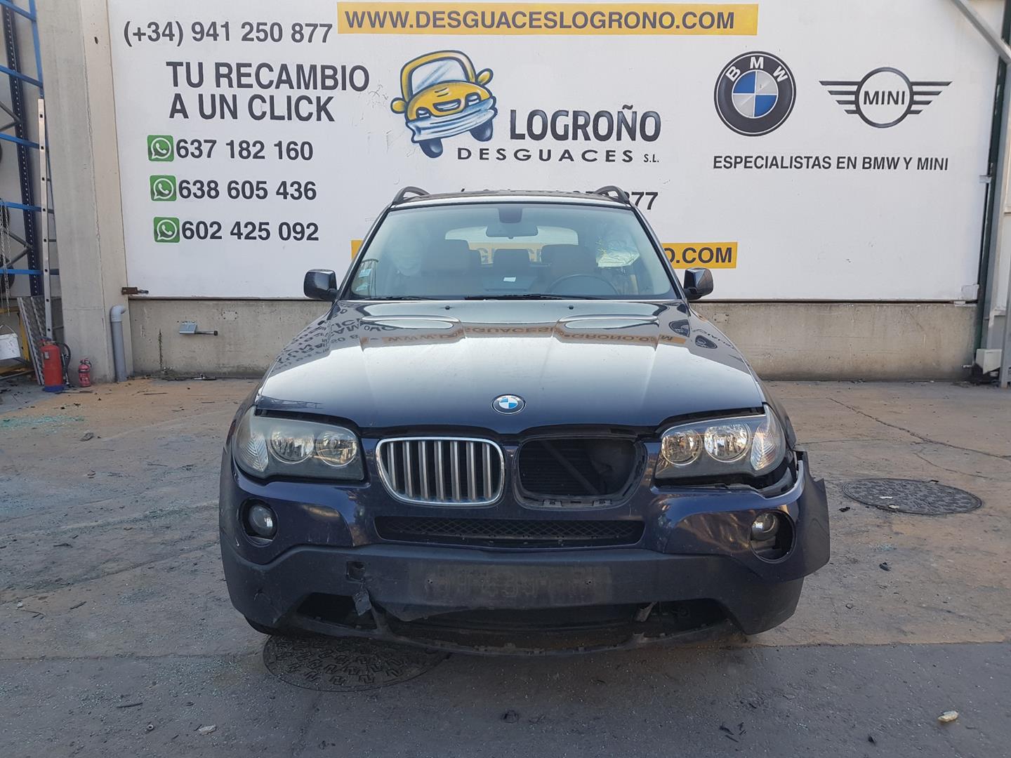 BMW X3 E83 (2003-2010) Ремень безопасности задний правый 72113448361, 72113448361 19773200