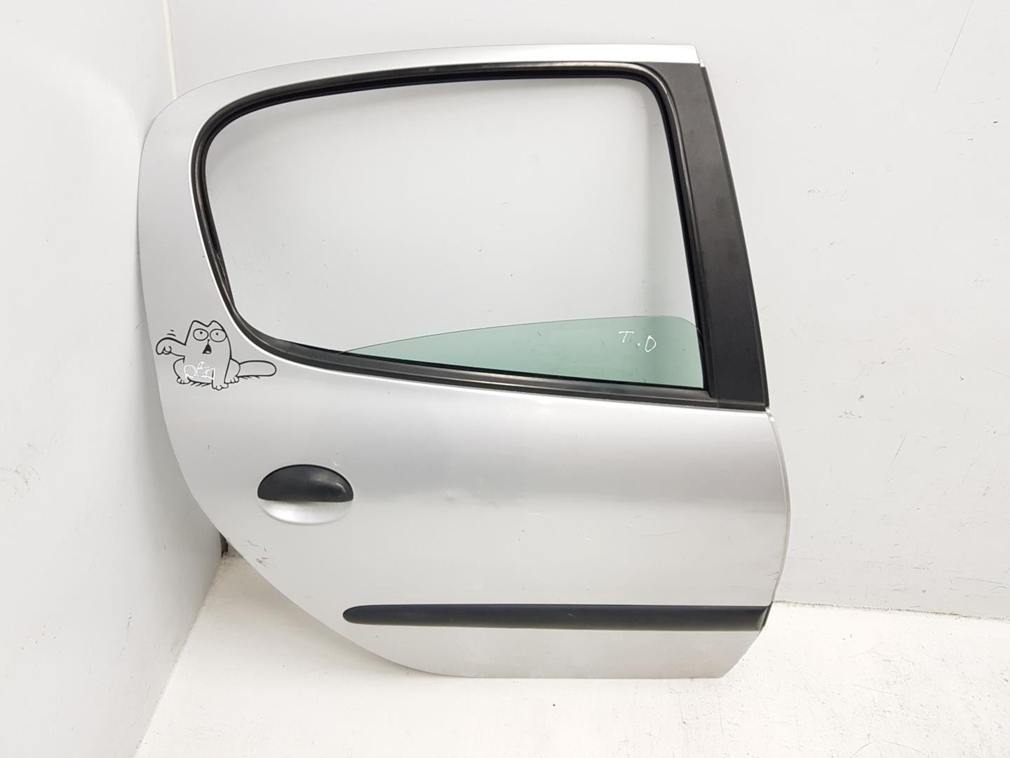 PEUGEOT 206 1 generation (1998-2009) Rear Right Door 9008A5, 9008A5, COLORGRISCUARZOEYC 24216831