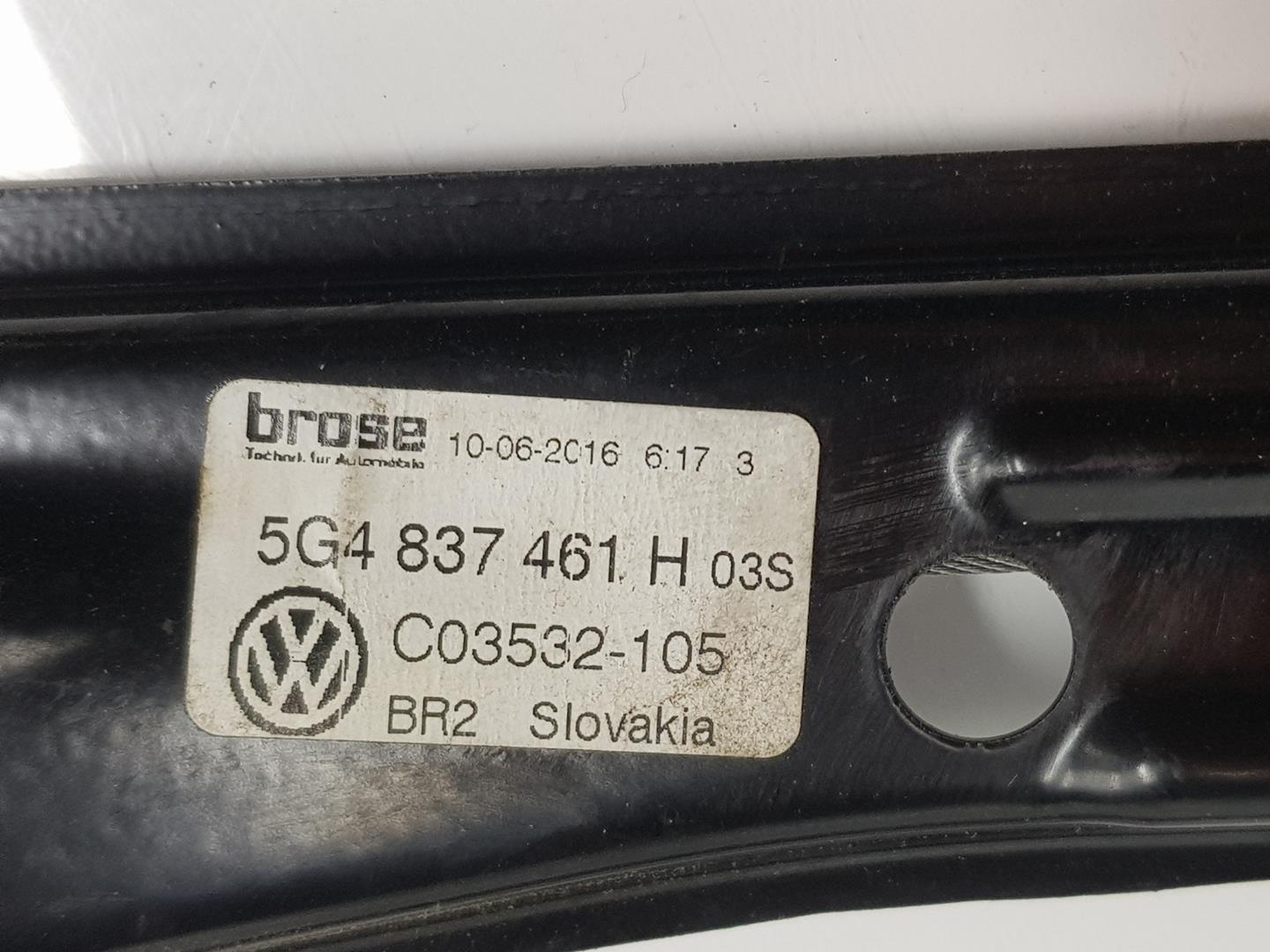 VOLKSWAGEN Golf 7 generation (2012-2024) Bal első ajtó ablakemelője 5G4837461H,5G4837461H 24250584