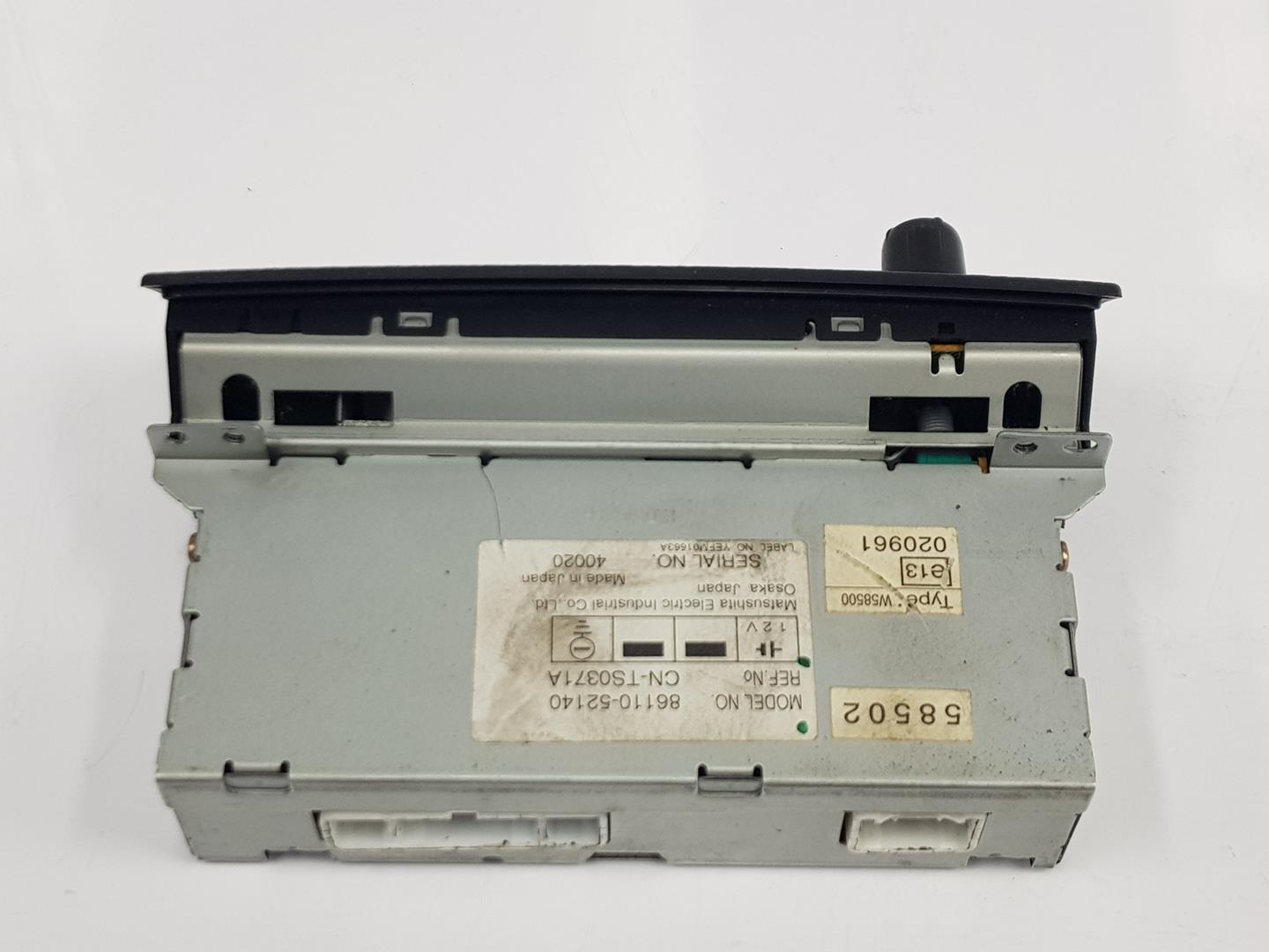 TOYOTA Yaris 1 generation (1999-2005) Musikafspiller uden GPS 8611052140, 8611052140 19933383