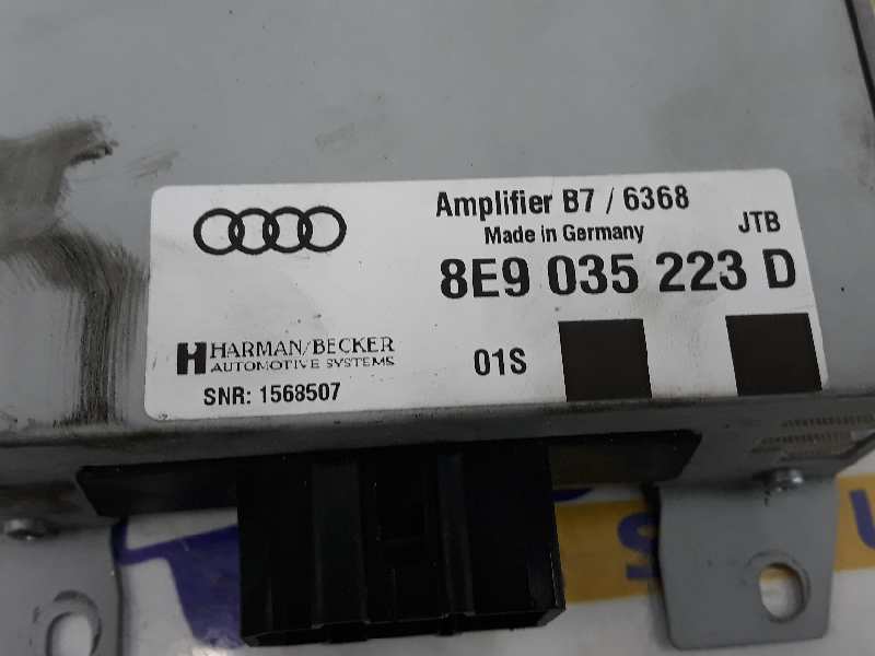 AUDI A4 B7/8E (2004-2008) Підсилювач звуку 8E9035223D,HARMAN/BECKER,AMPLIFICADORB7/6368 19893080