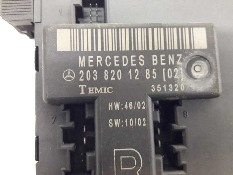 MERCEDES-BENZ C-Class W203/S203/CL203 (2000-2008) Другие блоки управления 2038201285, 351320, 2038201485 19633891