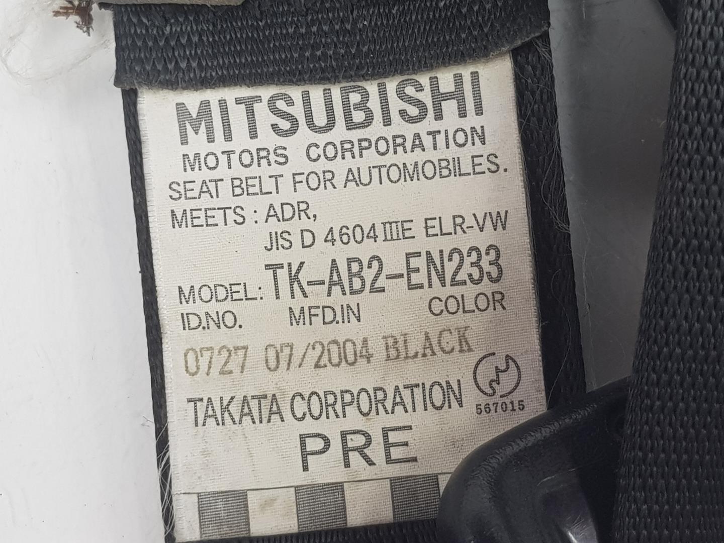 MITSUBISHI Pajero 3 generation (1999-2006) Priekinė dešinė sėdynės sagtis TKAB2EN233, MR634344 23849979