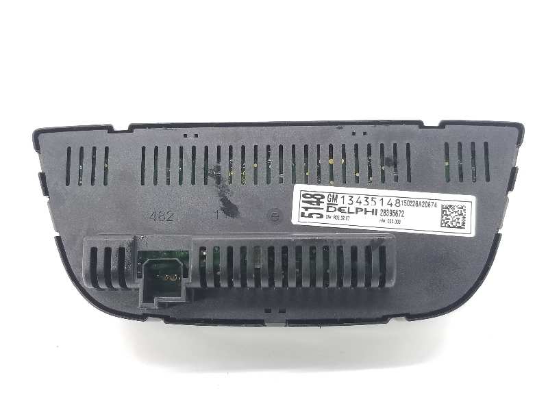 OPEL Astra J (2009-2020) Climate  Control Unit 13435148,1822415,28395672 19748531