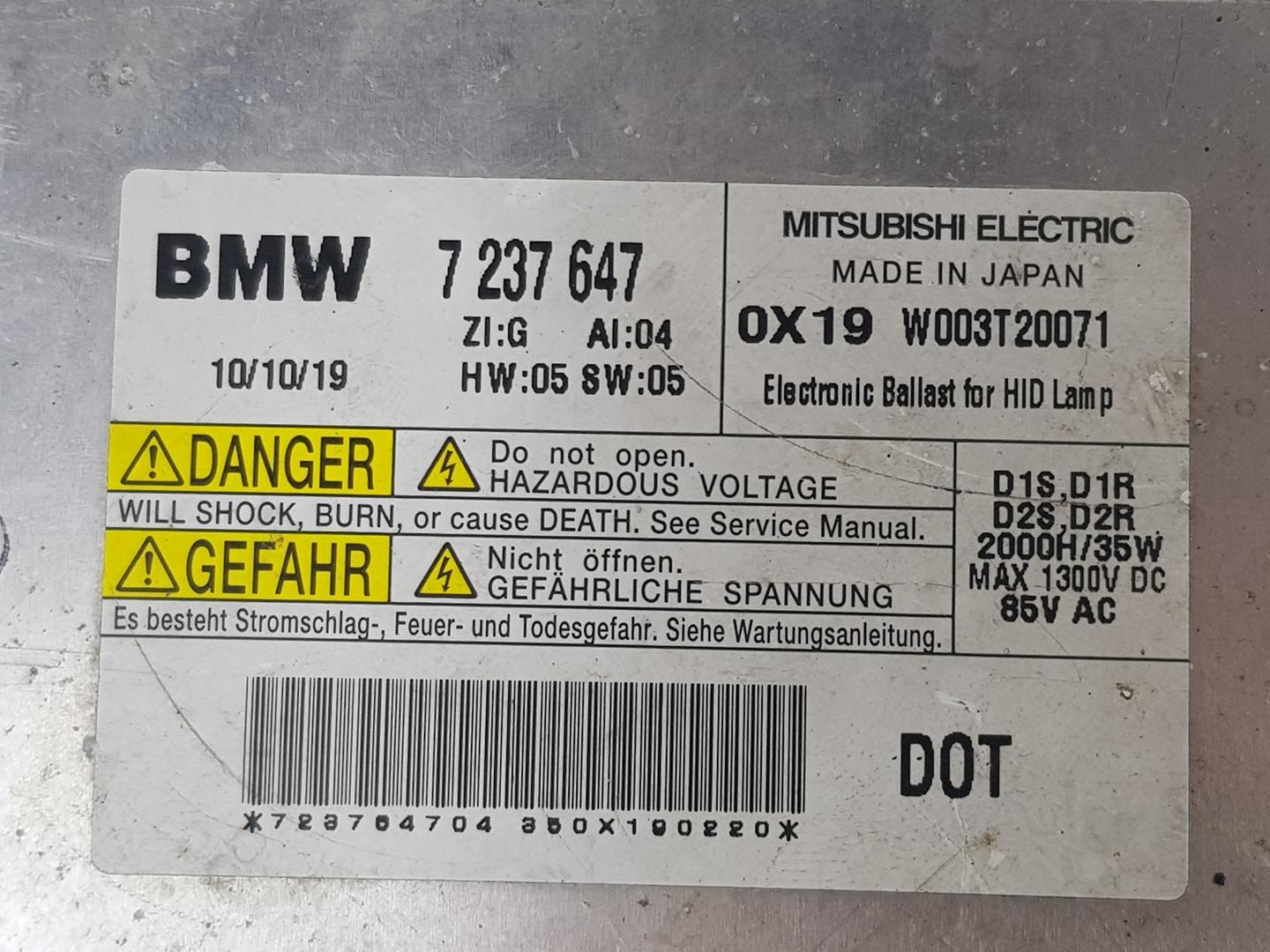 BMW X1 E84 (2009-2015) Xenon Light Control Unit 7237647, 7318327 24530727