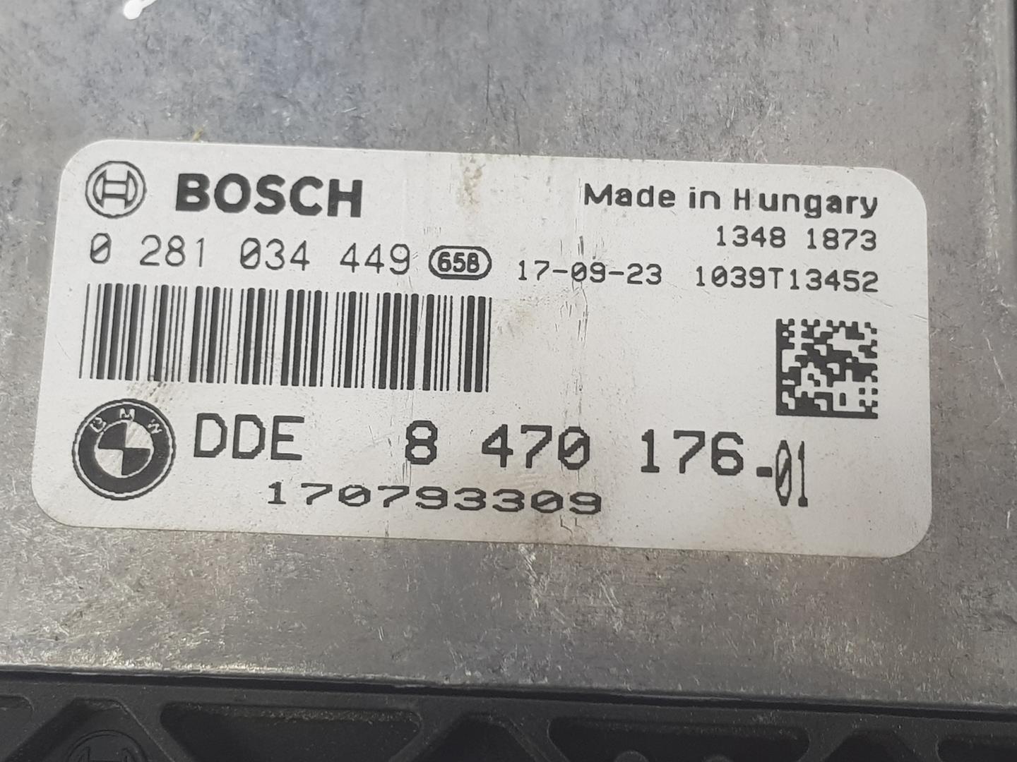 BMW X1 F48/F49 (2015-2023) Engine Control Unit ECU 13618470176, 0281034449 24132799