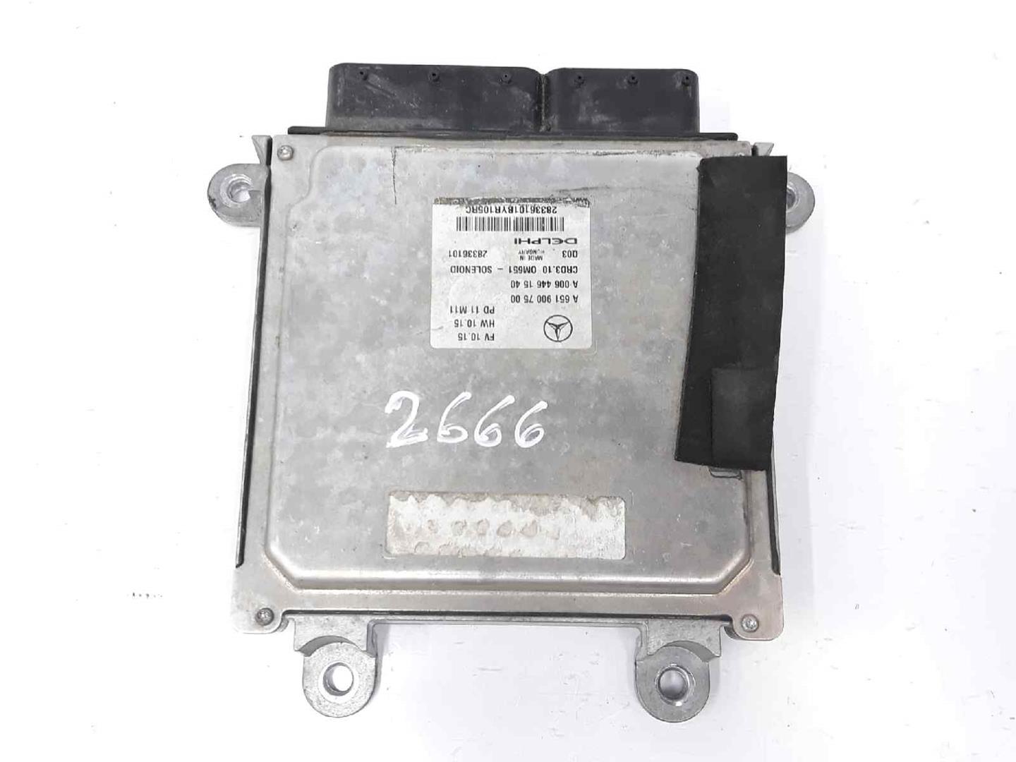 MERCEDES-BENZ C-Class W204/S204/C204 (2004-2015) Μονάδα ελέγχου κινητήρα ECU A6519007500,6519007500 19654577