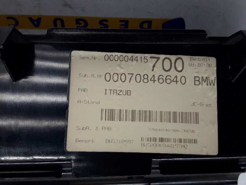 BMW X3 E83 (2003-2010) Hanskerom 51163422601, 4415700, 51163420528 19637459