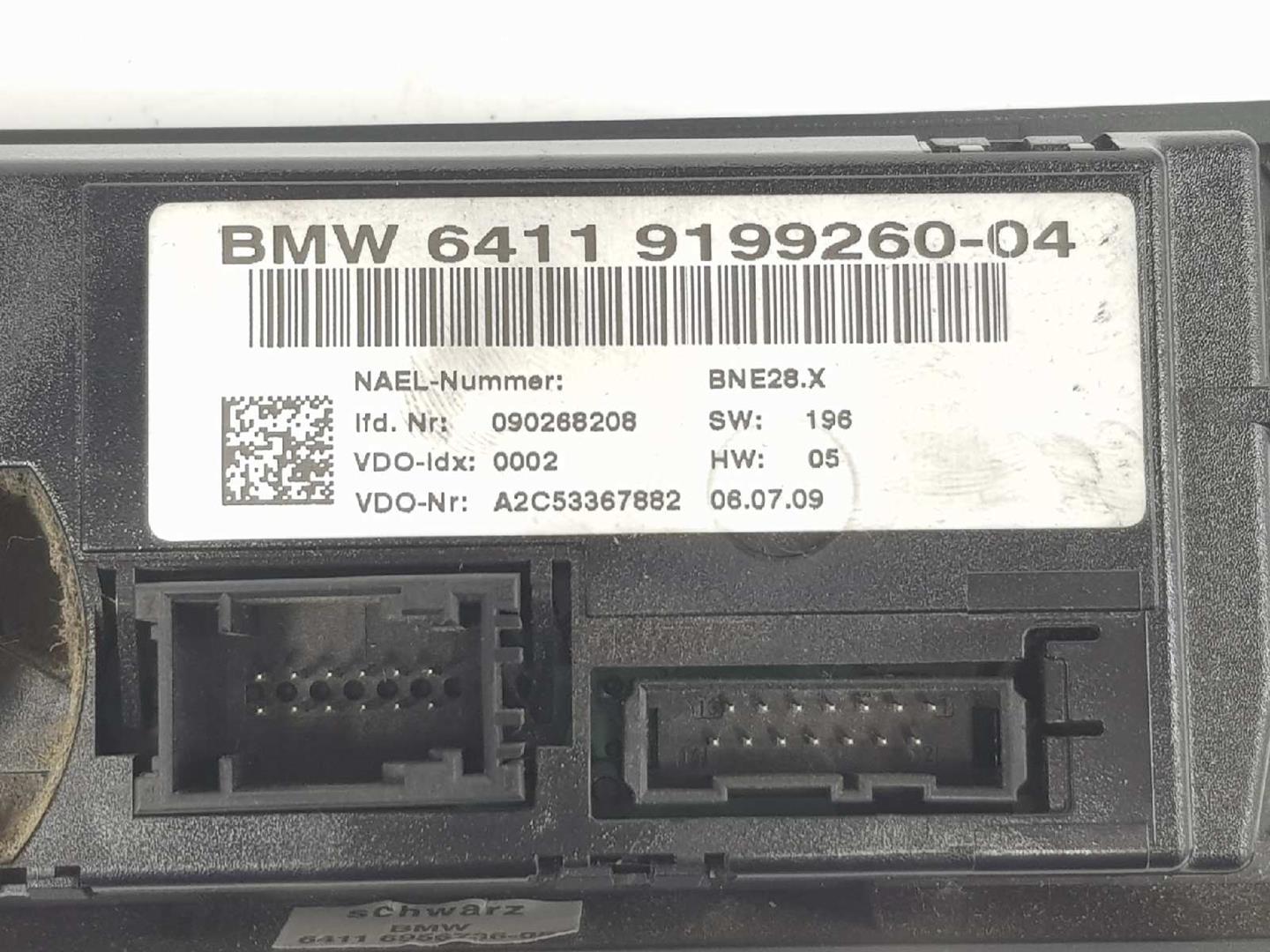 BMW 3 Series E90/E91/E92/E93 (2004-2013) Unitate de control al climei 64119199260,6411919926004 19646953