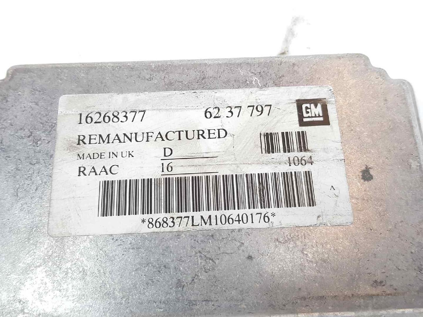 OPEL Astra H (2004-2014) Engine Control Unit ECU 16268377 24151911