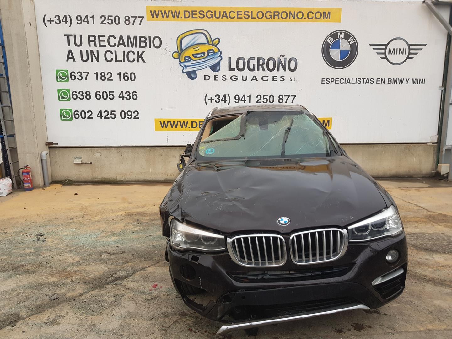 BMW X4 F26 (2014-2018) Kitos variklio skyriaus detalės 11428596283, 11428513963 24205166