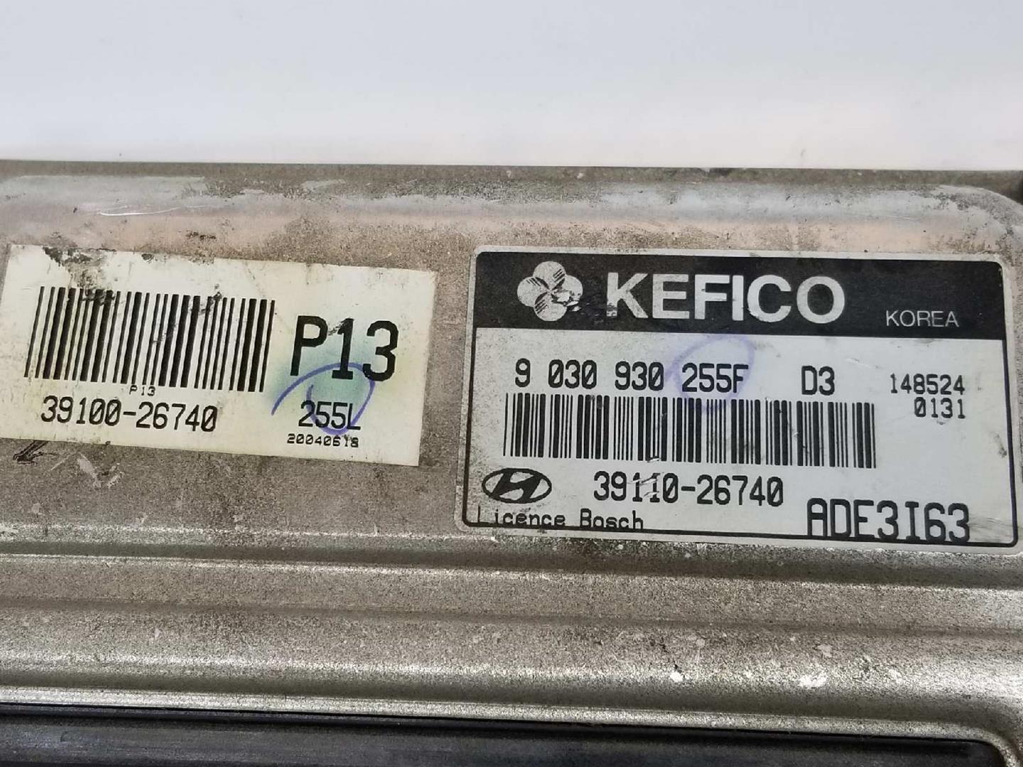 HYUNDAI Accent LC (1999-2013) Motorkontrollenhet ECU 3911026740,9030930255F,KEFICO 19730991