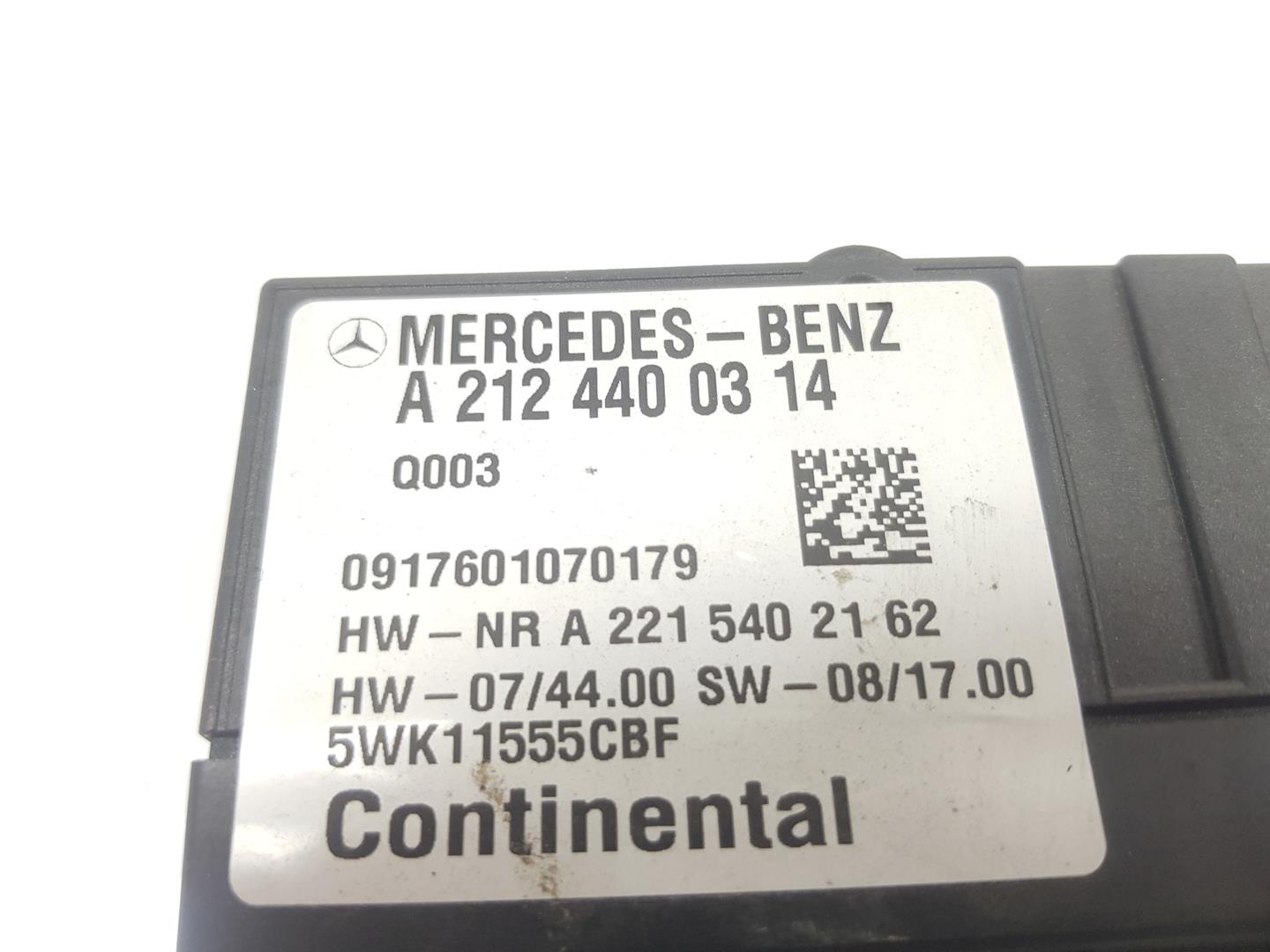 MERCEDES-BENZ C-Class W204/S204/C204 (2004-2015) Other Control Units A2124400314, A2124400314 20362742