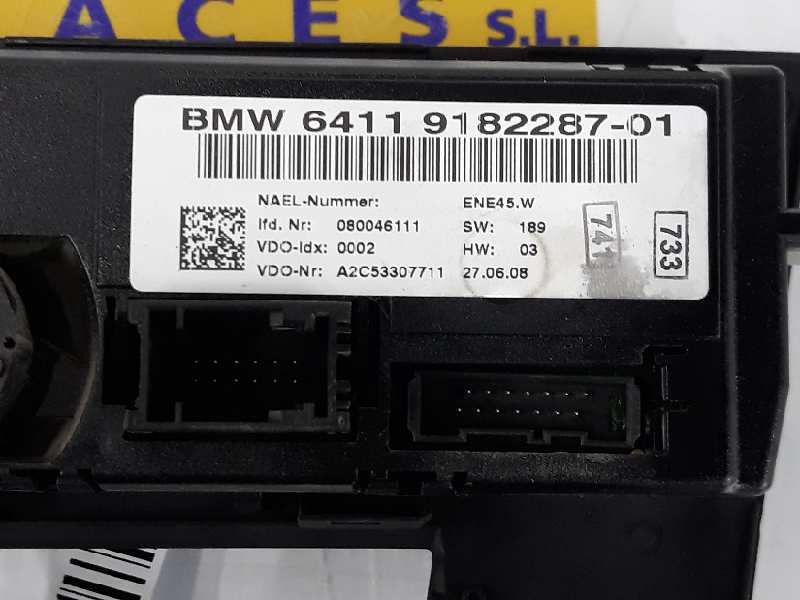 BMW 3 Series E90/E91/E92/E93 (2004-2013) Pегулятор климы 64119182287,64119199260 19611654