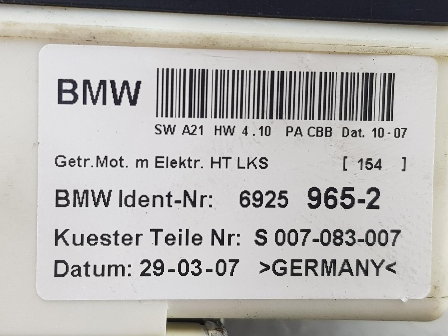 BMW X3 E83 (2003-2010) Aizmugurējo kreiso durvju loga pacēlāja motorīts 67626925965,6925965 19762944