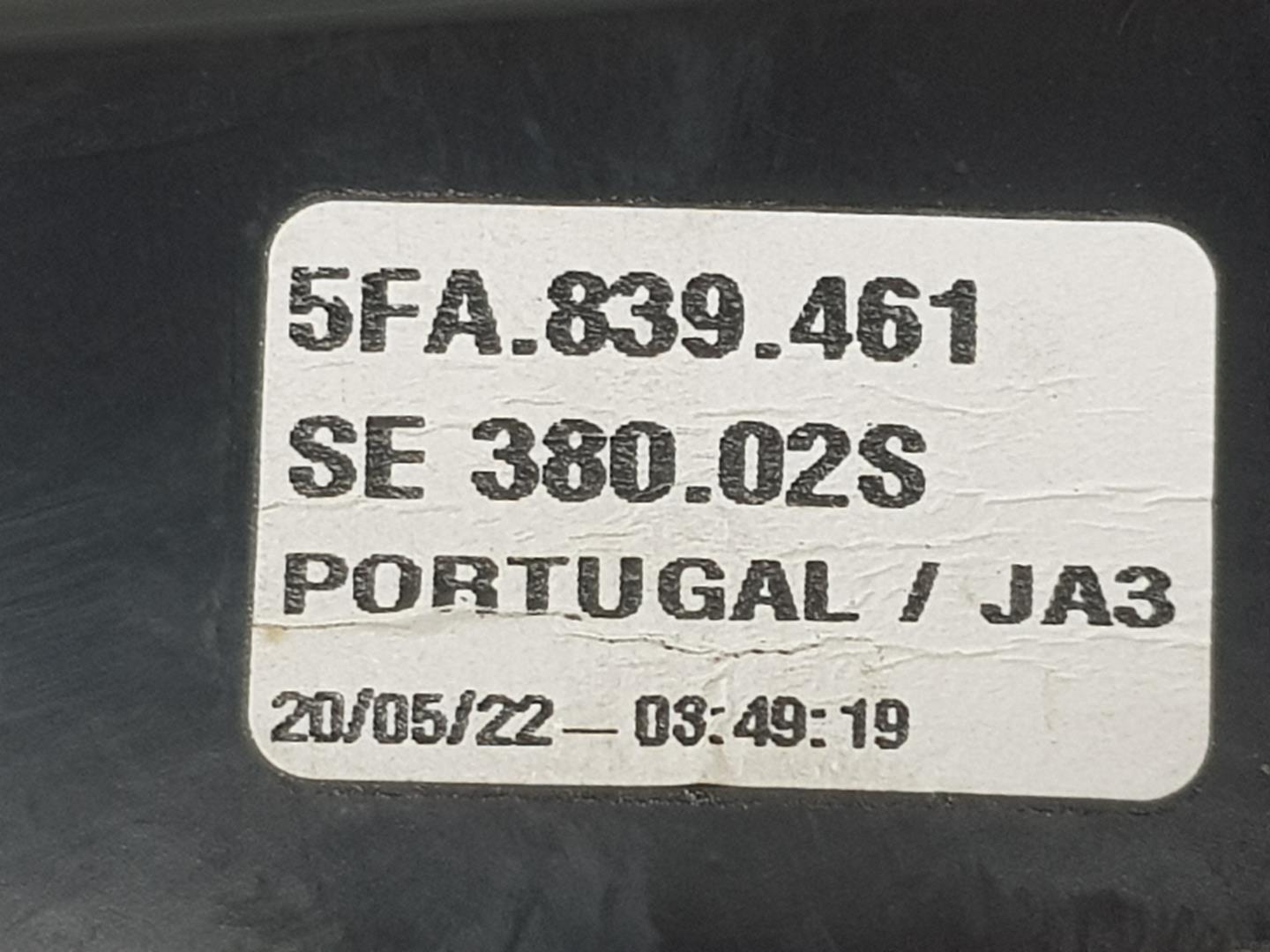 SEAT Alhambra 2 generation (2010-2021) Rear left door window lifter 5FA839461, 5FA839461, ELEVALUNASSINMOTOR 19925278