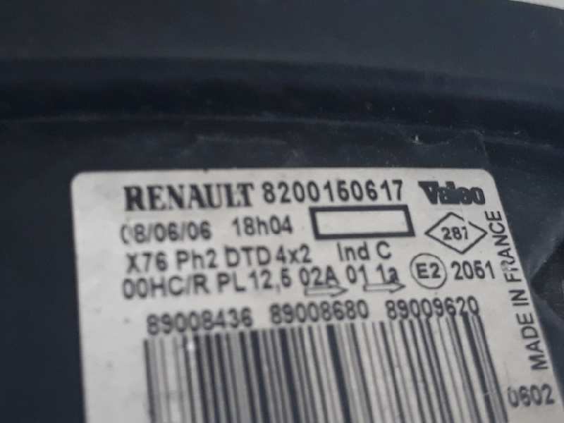 RENAULT Kangoo 1 generation (1998-2009) Преден десен фар 8200150617, 260107401R 24038420