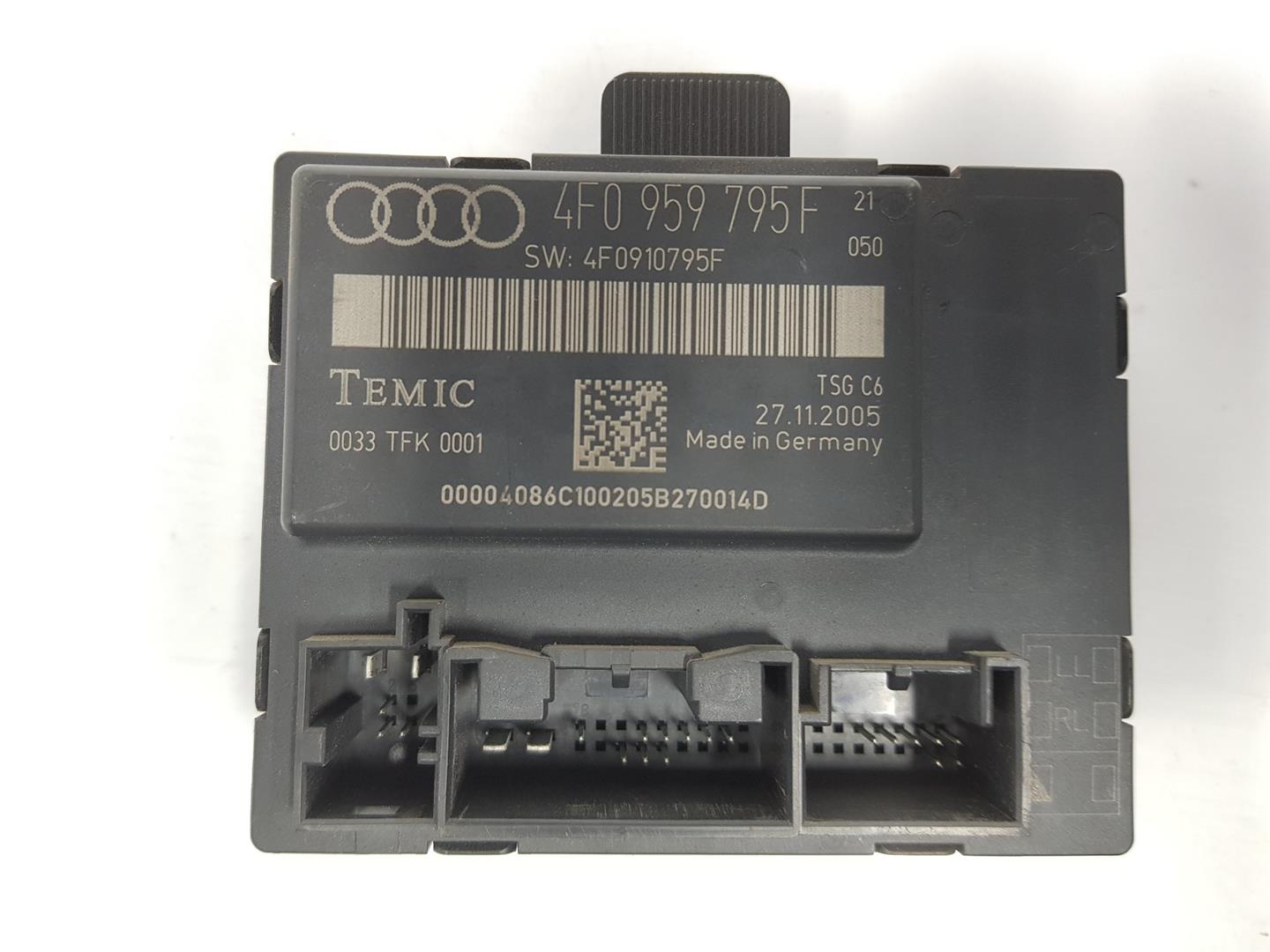 AUDI A6 C6/4F (2004-2011) Другие блоки управления 4F0959795F, 4F0959795F 19810984