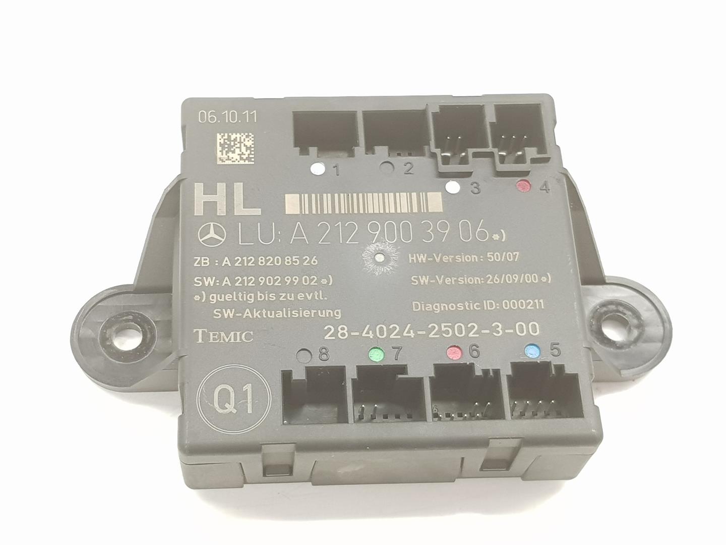 MERCEDES-BENZ C-Class W204/S204/C204 (2004-2015) Other Control Units A2129003906, A2129003906 24190238