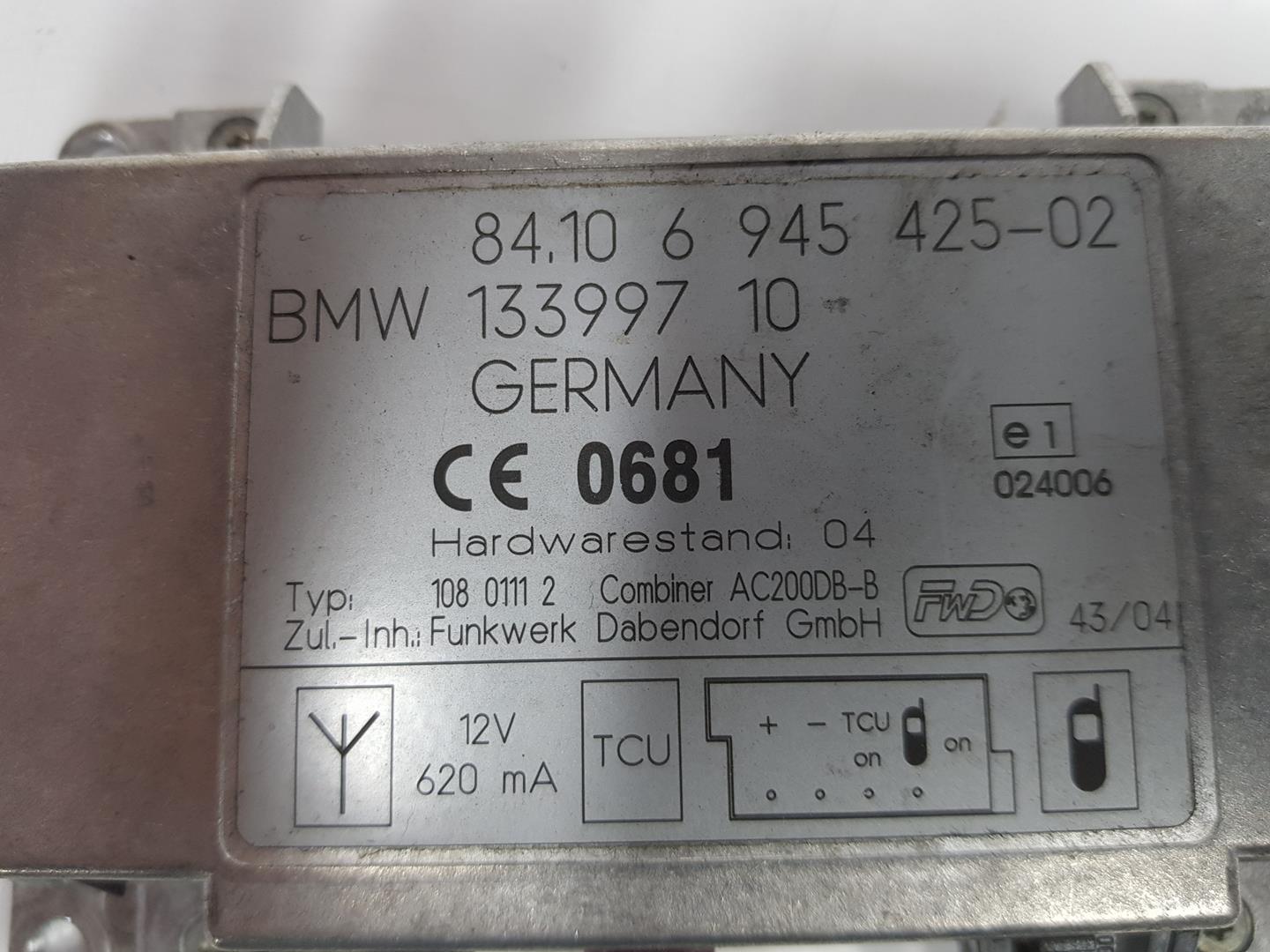 BMW X5 E53 (1999-2006) Kiti valdymo blokai 6945425, 84106945425 19804880