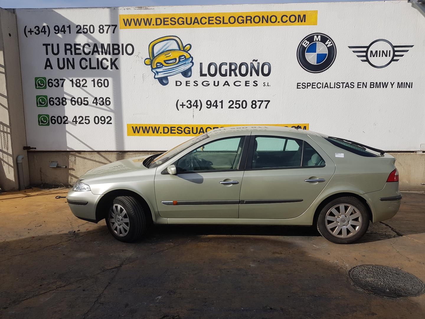 RENAULT Laguna 2 generation (2001-2007) Levý zadní světlomet na zadním víku 8200002475,8200002475 19764180