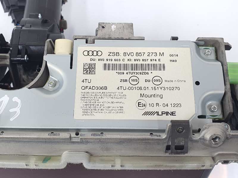 AUDI A3 8V (2012-2020) Other Interior Parts 8V0857273M, 8V0857273M 19889325