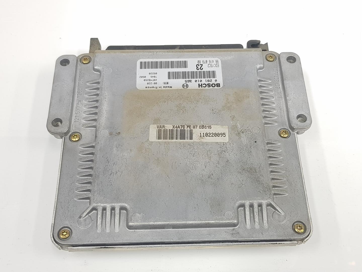 VOLKSWAGEN C5 1 generation (2001-2008) Engine Control Unit ECU 0281010365,9641607980 23753000