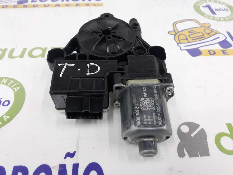 VOLKSWAGEN Golf 7 generation (2012-2024) Rear Right Door Window Control Motor 5Q0959812,5Q0959812D 19614433