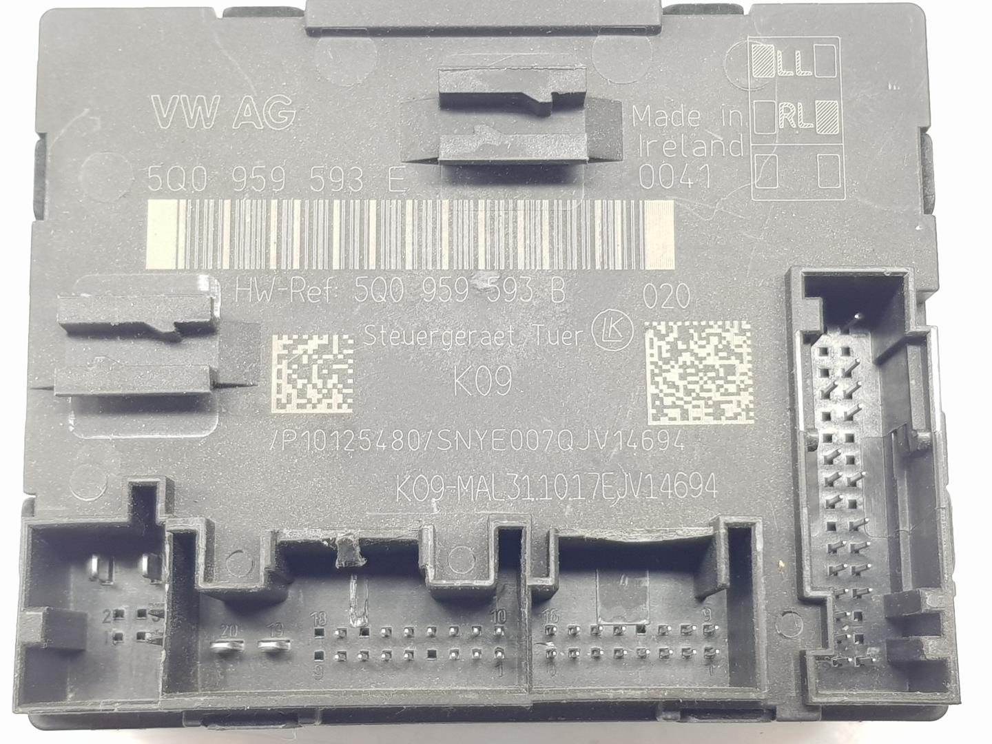 VOLKSWAGEN Golf 7 generation (2012-2024) Other Control Units 5Q0959593E, 5Q0959593E 19884462