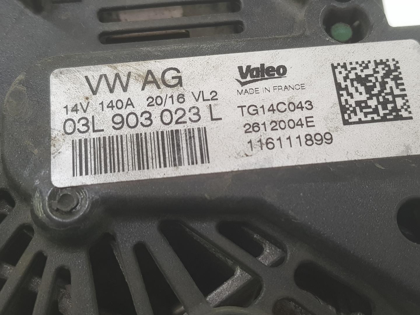 VOLKSWAGEN Variant VII TDI (2014-2024) Alternator 03L903023L,03L903023LX,140A 19843888