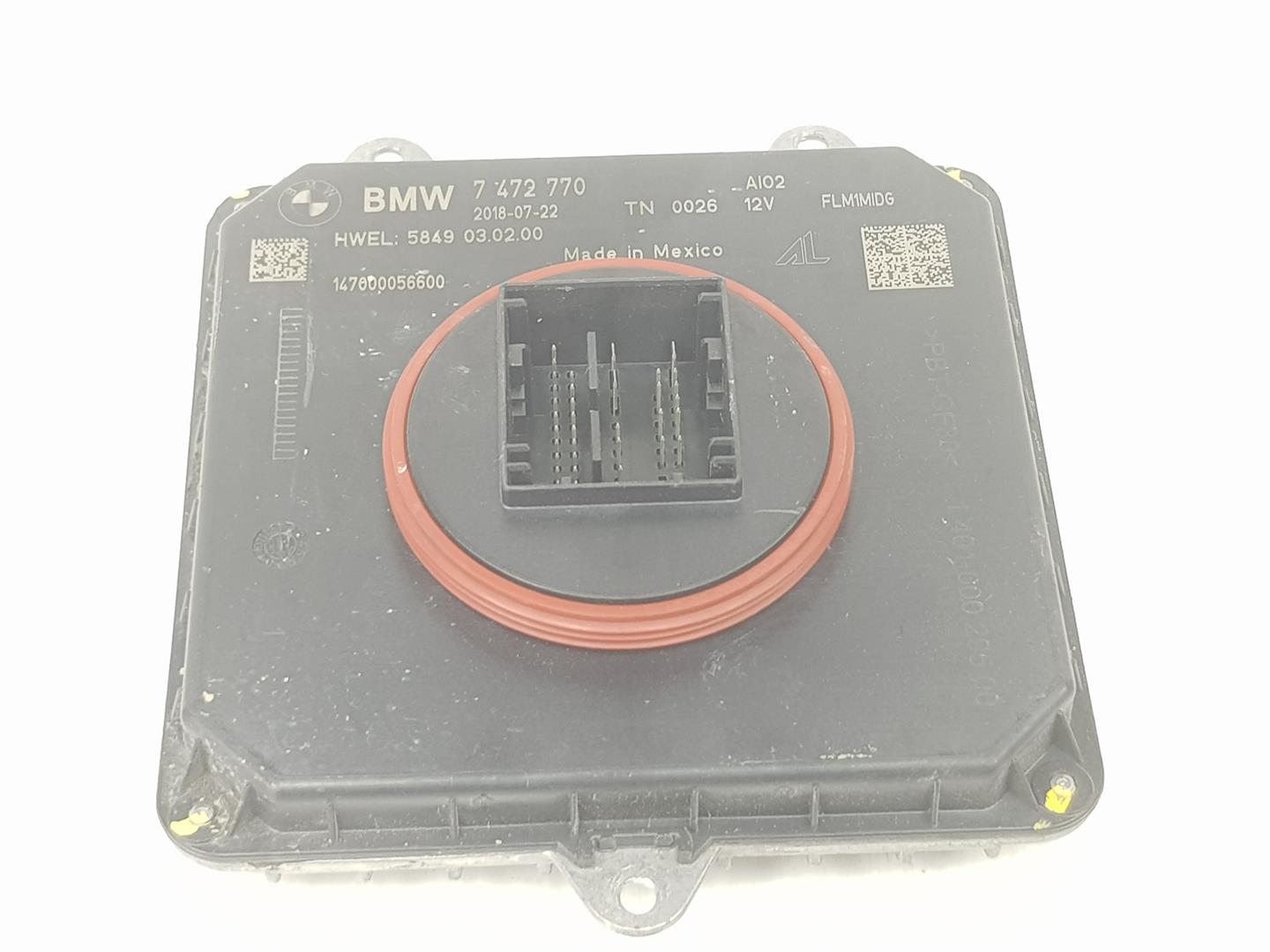 BMW X4 F26 (2014-2018) Xenon Light Control Unit 7472770, 63117472771 24700024