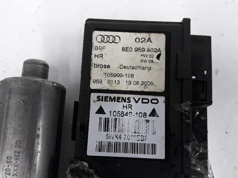 AUDI A4 B6/8E (2000-2005) Маторчик стеклоподъемника задней правой двери 8E0959802E 19658443