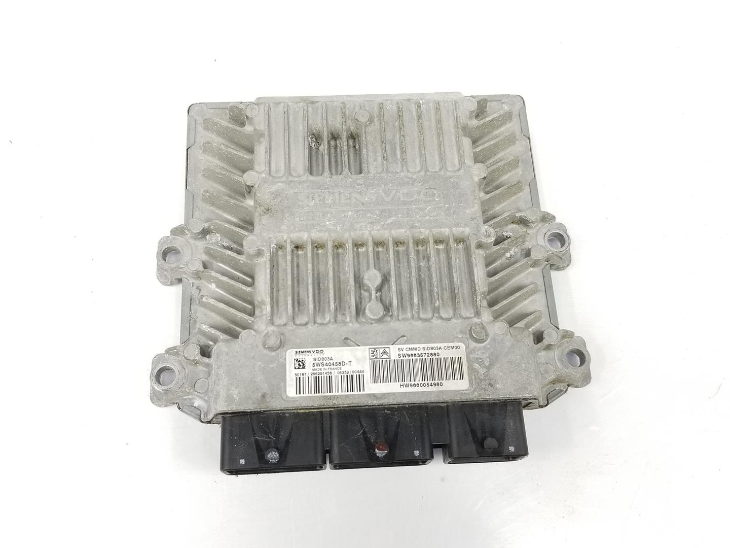 CITROËN C4 Picasso 1 generation (2006-2013) Engine Control Unit ECU 9663572880,9663572880 19807914