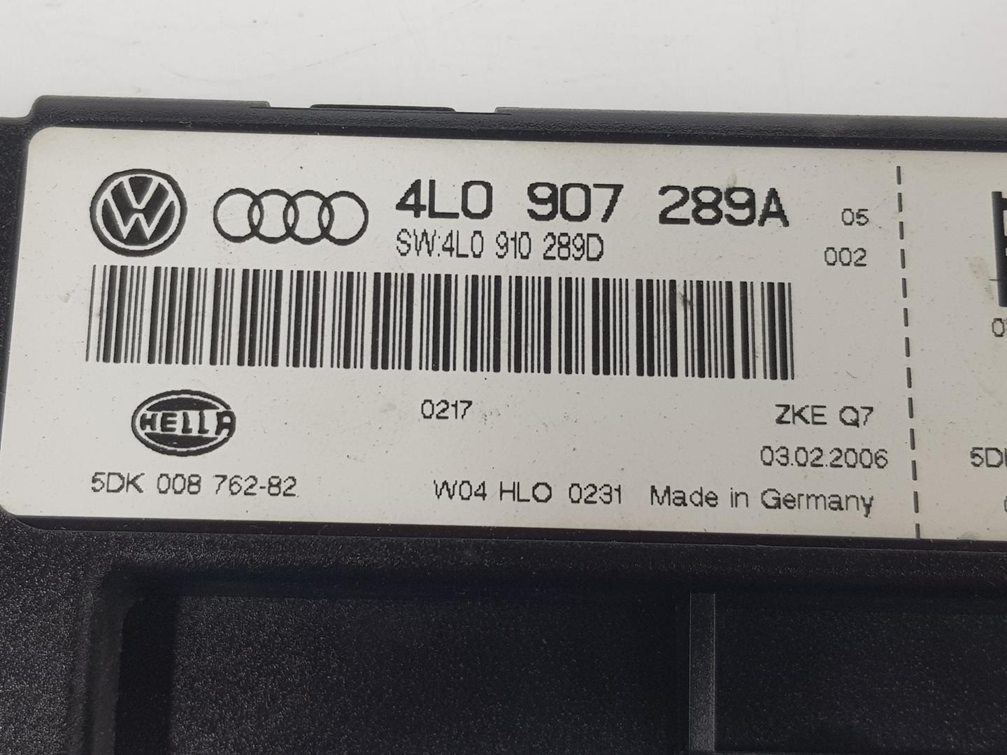 AUDI Q7 4L (2005-2015) Други управляващи блокове 4L0907289A, 4L0907289A 19935741