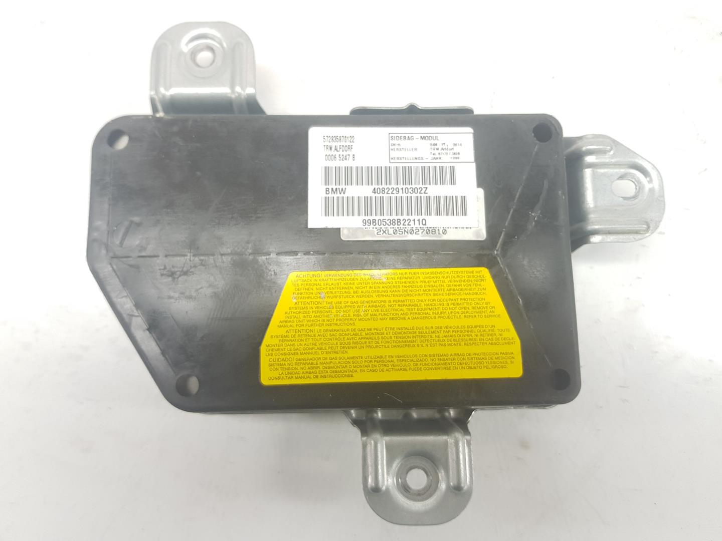 MERCEDES-BENZ 3 Series E46 (1997-2006) Rear Left Door Airbag SRS 72128229103,72127072625 19932625