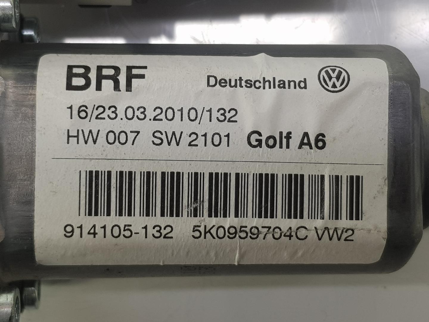 VOLKSWAGEN Golf 6 generation (2008-2015) Маторчик стеклоподъемника задней правой двери 5K0959704C, 5K0959704C 19658367