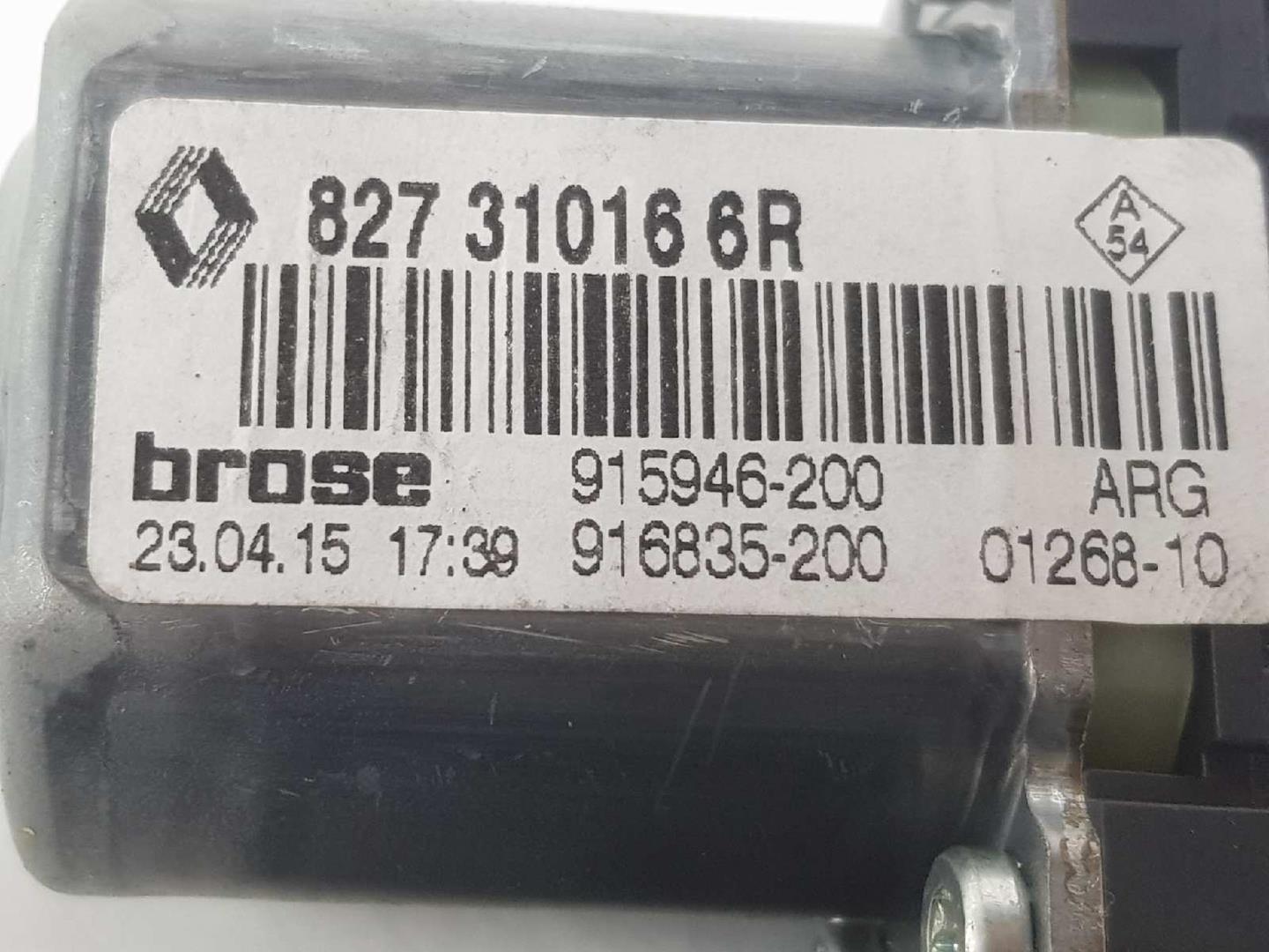 RENAULT Scenic 3 generation (2009-2015) Galinių kairių durų stiklo pakelėjo varikliukas 827310166R, 827310166R, SOLOMOTOR 19891315