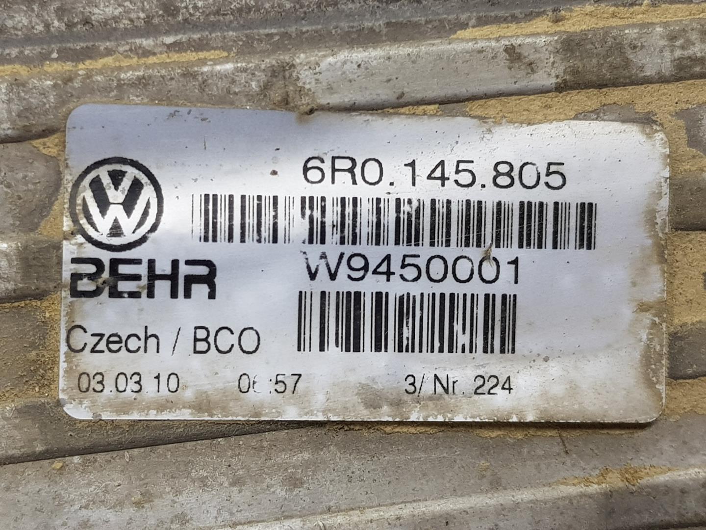 VOLKSWAGEN Polo 5 generation (2009-2017) Radiateur de refroidisseur intermédiaire 6R0145805, 6R0145805 24226006