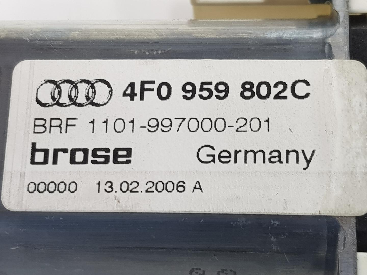 AUDI A6 C6/4F (2004-2011) Bakre høyre dør vinduskontrollmotor 4F0959802C,1101997000201,4F0959802C 19764481