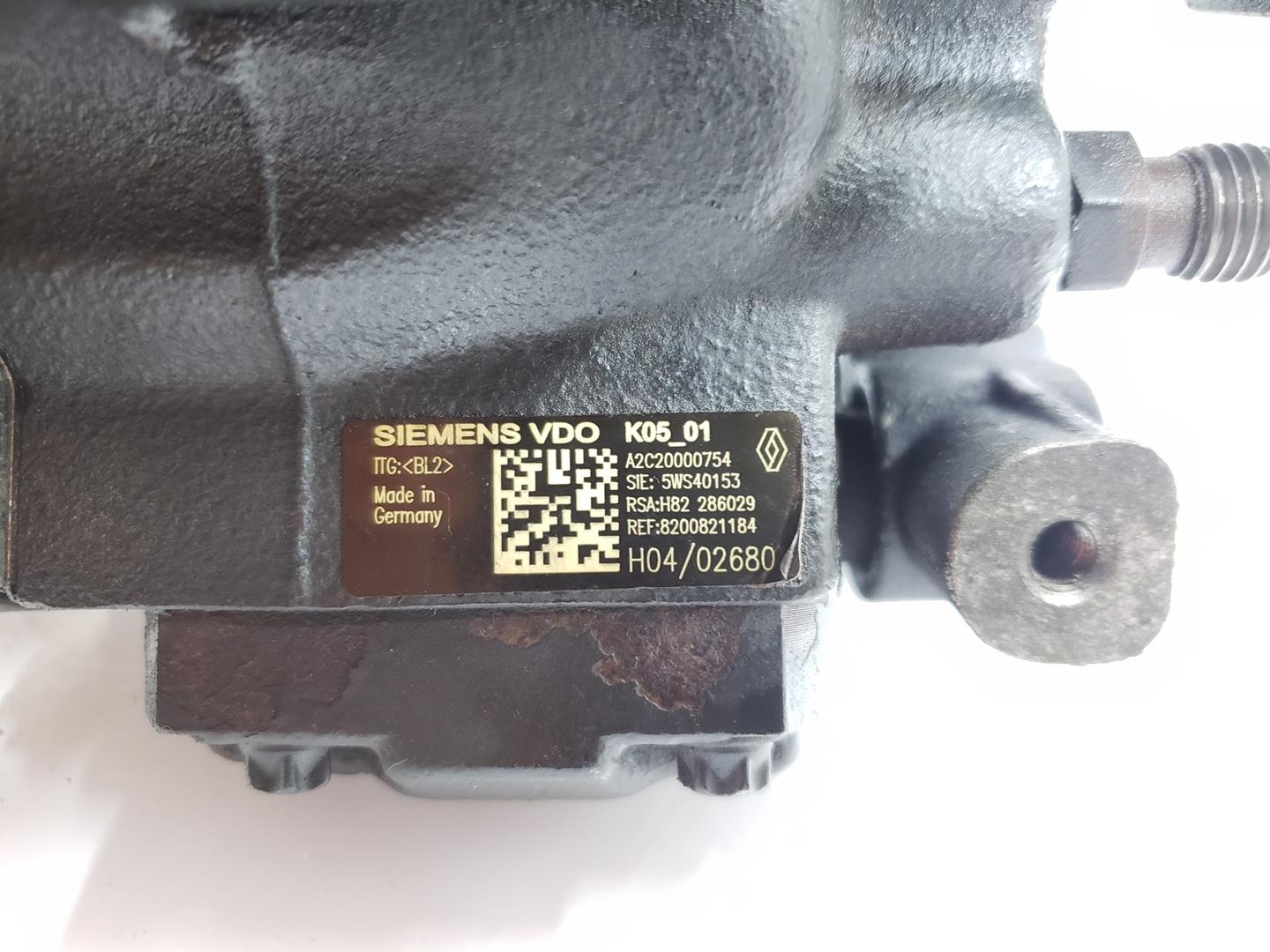 RENAULT Scenic 2 generation (2003-2010) High Pressure Fuel Pump 8200821184, 8200821184, 1111AA 23079965