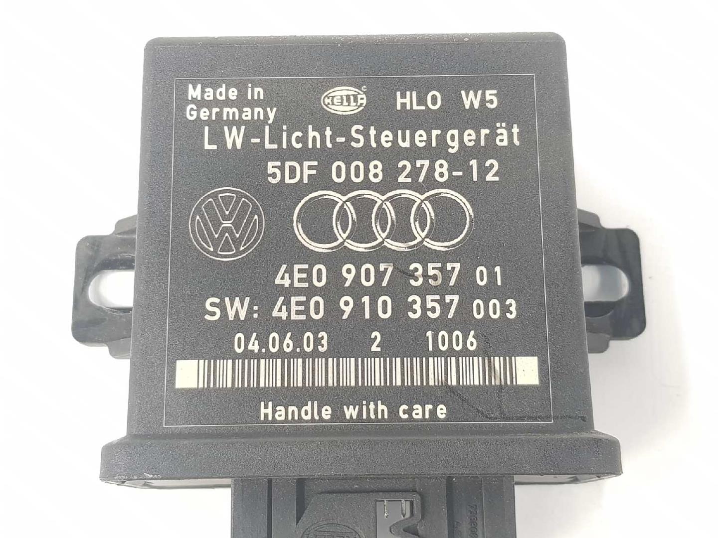 AUDI A8 D3/4E (2002-2010) Unité de commande des phares 4E0907357, 5DF008278-12, 4E0907357 24119165
